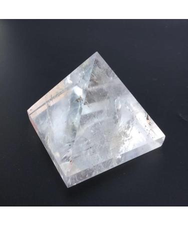 Natural Clear Quartz Crystal Stone Transparent Crystal Pyramid - Buy Online on SooperMarket.com