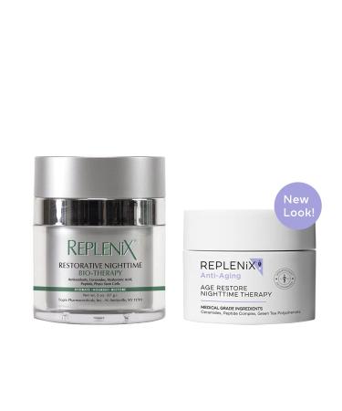Replenix Age Restore Nighttime Therapy - Anti-Aging Night Cream with Green Tea | 1.7 oz - Buy Online on SooperMarket.com