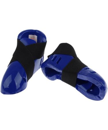 Kids Taekwondo Foot Guard Karate Sparring Gear - Blue - Buy Online on SooperMarket.com