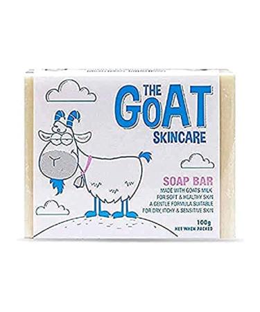 The Goat Skincare Pure Goat's Milk Original Soap Bar Suitable for Dry Itchy and Sensitive Skin Paraben Free and No Artificial Colours 100g