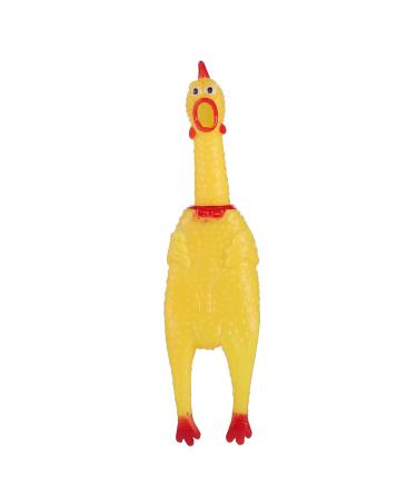 Stobok Shrilling chicken toys: squeaky chicken stroke novelty toy toy squeeze squeeze chicken noise screaming gadget for children pet dog dog