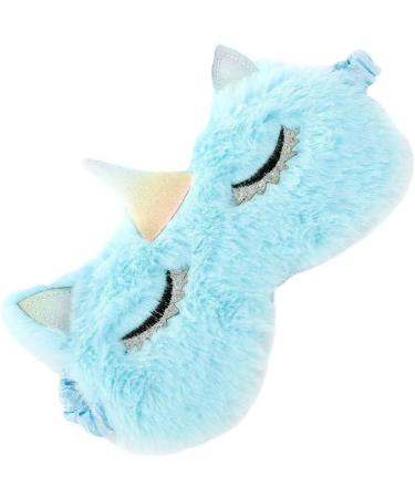 KESYOO Travel Eye Mask - Super Soft Sky-Blue Eye Cover & Kids Blindfold | Perfect Sleep Eye Patch (19.5x8.5cm - Buy Online on SooperMarket.com