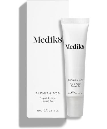 Medik8 Blemish SOS - Rapid Action Target Gel - Acne Treatment With 2% Salicylic Acid & Niacinamide - Reduces Blemishs & Redness - 15ml - Buy Online on SooperMarket.com