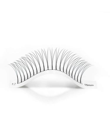 Buy 3D Eyelash Extension Compartments - D Curl 0.10 Strength 8-15mm Individual Lengths | Matt Black Finish - Buy Online on SooperMarket.com
