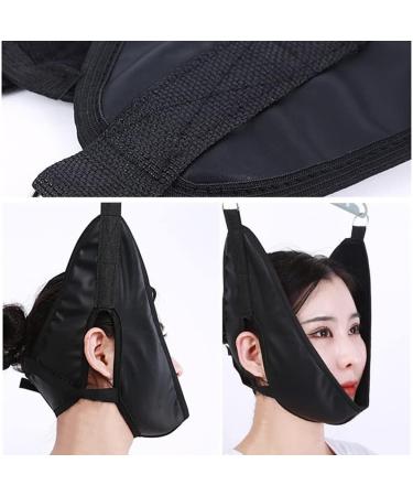 Neck Traction Belt & Device for Effective Neck Decompression - Adjustable Door Neck Traction (Black) - Premium Quality - Buy Online on SooperMarket.com