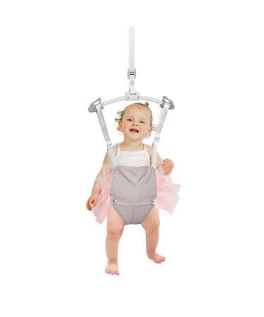 Baby Door Jumpers and Bouncers Exerciser Set with Door Clamp Adjustable Strap for Toddler Infant 6-24 Months