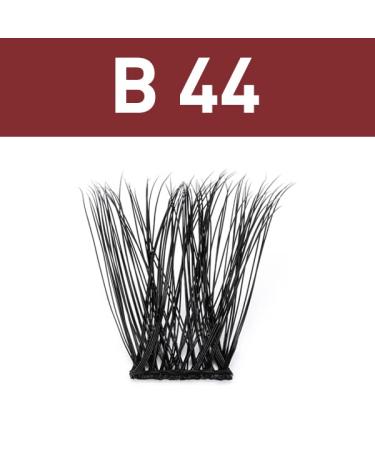 14 Pairs D Curl Manga Lash Clusters - Anime Style Wispy Spiky Cluster Extensions - B&Q Individual Lashes - DIY 140 Clusters (B44-D-MIX) - Buy Online on SooperMarket.com