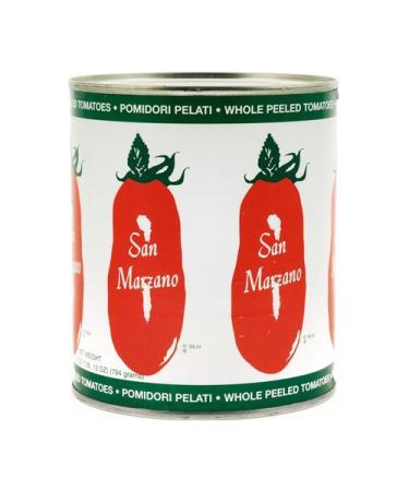 San Marzano Whole Peeled Tomatoes, 28 Ounce (Pack of 6)