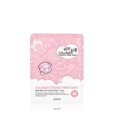 esfolio Pure Skin Mask Box  Collagen Essence  11.8 Ounce Collagen Essence 11.80 Ounce (Pack of 1)