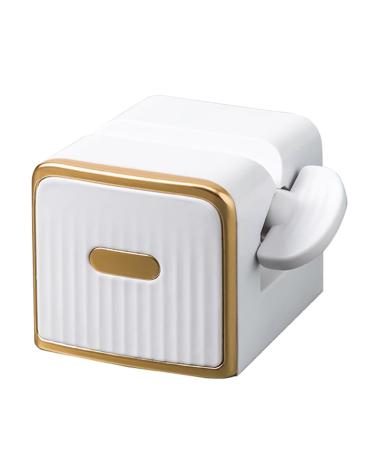 Ecoriendly Toothpaste Tube Squeezer Cream Tube Squeezer Wall-Mounted Toothpaste Dispenser for Toothpaste Cream Foam White