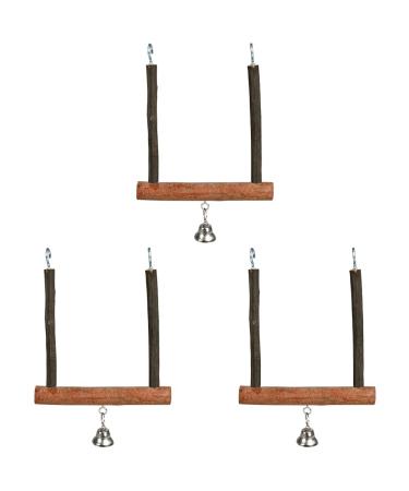 Trixie 5831 Natural Living trapeze swing with bell 12 15 cm (pack of 3) 1 piece (pack of 3)