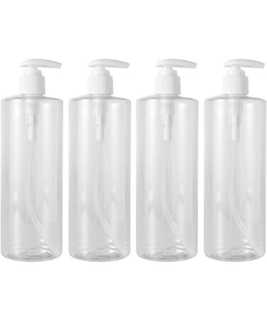 Buy Lioobo 4 Pack 500ml Pump Bottles - Refillable Shampoo Lotion & Body Wash Dispensers for Home & Travel - Buy Online on SooperMarket.com