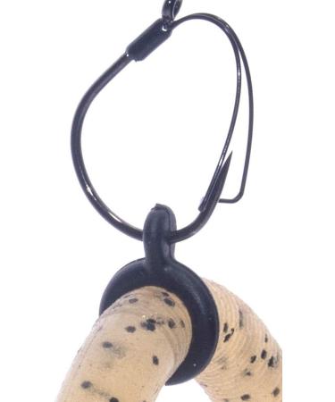Real Fish Sink-O-Ring for Yamamoto Senko Worms | Soft Baits Rig O-Ring Tool | 3/8 inch Black - Buy Online on SooperMarket.com