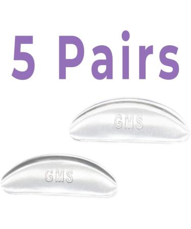 GMS Optical Soft Silicone Adhesive Nose Pads for Glasses Sunglasses and Eye Wear - 1.8mm x 18mm (Clear 5 Pair) - Buy Online on SooperMarket.com