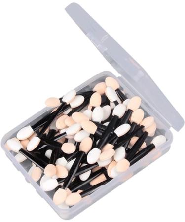 KALLORY 200 Pcs Disposable Makeup Professional Double- End Eyeshadow Cosmetic Set Size 2 Black - Buy Online on SooperMarket.com