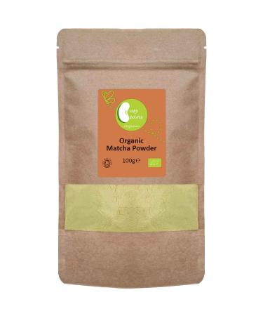Organic Matcha Powder - Certified Organic - by Busy Beans Organic (100g)