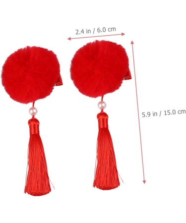 PLAFOPE 3 Pairs Tassel Hair Ball Hair Clip Tassel Hairpin Chinese Hair Accessories Traditional Chinese Hairpin Hair Styling Accessories Long Tassel Hair Barrettes Hair Clips - Buy Online on SooperMarket.com