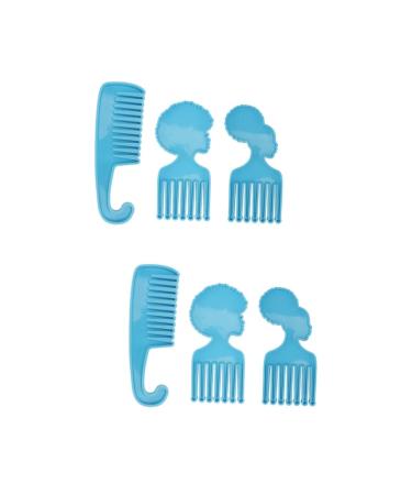 DIYEAH 6 Pcs Comb Silicone Mold Dessert Molds Comb Mold DIY Comb Silicone Molds Combs for Women Comb Resin Molds Manual DIY Mold Creative Silicone Mould Modeling Hair Comb Accessories