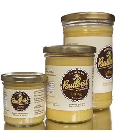 100% Bio Ayurveda Ghee | Premium Quality Butter Oil for Cooking & Cosmetics | 150 ml Glass Jar - Buy Online on SooperMarket.com