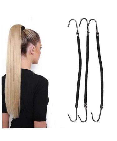10 Pcs Horse Chant Rubber Elastic Hook Hair Bands - Premium Hair Jewelry & Styling Tools for Women - Buy Online on SooperMarket.com