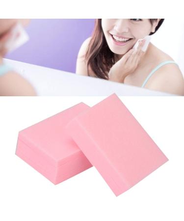 630Pcs Disposable Hard Cotton Pads Nail Polish Remover Wipes Makeup Cleaner Cotton Pads for Nail Art Green Blue Yellow 2.4 1.6inch () Pink