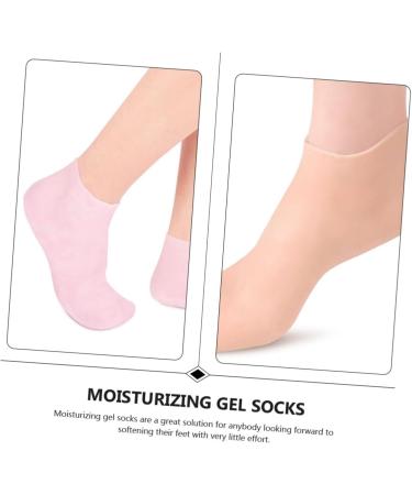 PLAFOPE 3 Pairs Gel Socks Dry Feet Socks Feet Moisturizer Socks Lotion Socks Reusable Moisturizing Socks Womans Socks Foot Foot Care Socks Heel Protectors for Spa Socks Sebs - Buy Online on SooperMarket.com
