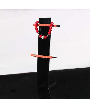 4-Piece Black Acrylic Hair Clip Display Stand Organizer - Buy Online on SooperMarket.com