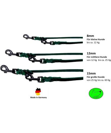 Double Linen Adjustable Dog Liner for Small & Large Dogs - 2m to 5m Lengths Fir Green - Durable & Comfortable - Buy Online on SooperMarket.com