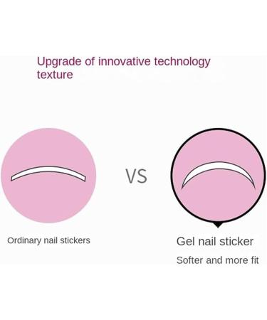 kawehiop Gel Nail Stickers With UV Light Long-lasting And Easy To Apply Rich Color Variety Silica Gel Adhesive Full Nail Wraps - Buy Online on SooperMarket.com