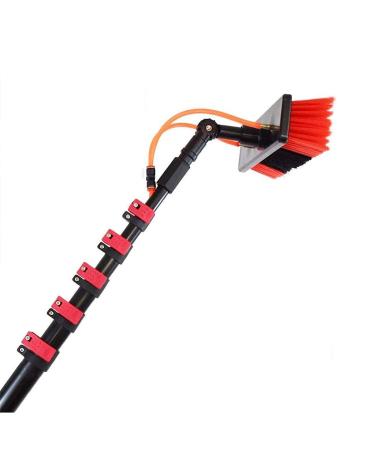 Professional Window Cleaner Window Cleaning Tool Window Cleaning Pole Water Fed Telesbrush Extendable Window Cleaning Kit/30Cm/9M 55cm Brush Head 4M/13FT