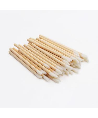 50 Pcs Lip Brushes Lip Gloss Wands Lipstick Brush Applicators Lipstick Testers Sticks Makeup Applicator Beauty Tool with Wooden Handle - Buy Online on SooperMarket.com