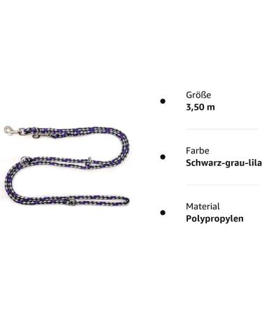 Buy Dogeline Double-Leash Exercise Line for Medium Dogs 39 Colors 3.50m Length Stable & Durable for Dogs Up to 45kg - Buy Online on SooperMarket.com
