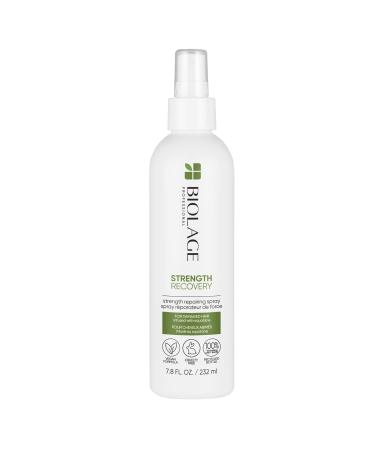 Biolage Strength Recovery Repairing Leave-In Treatment Spray | Heat Protectant & Detangler | Strengthens & Prevents Damage | For All Damaged & Sensitized Hair Types | Vegan | Cruelty-Free | 7.8 Fl. Oz