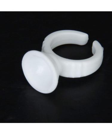 100pcs Disposable Glue Ring Eyelash Extension Holders | International Shipping Available - Buy Online on SooperMarket.com