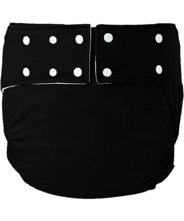 Shop 5 Set Adult Cloth Diapers - Reusable Incontinence Solutions Black (72-92 cm) | Eco-Friendly & Comfortable - Buy Online on SooperMarket.com