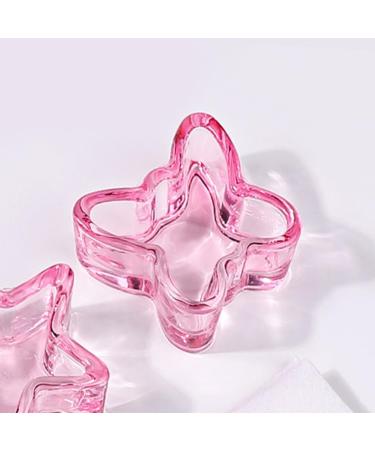 minkissy Nail Dappen Cup Butterfly Shape Dappen Dish Cups Acrylic Nail Dish Bowl Glass Decorative Nail Brush Cup Manicure Nail Dish - Buy Online on SooperMarket.com