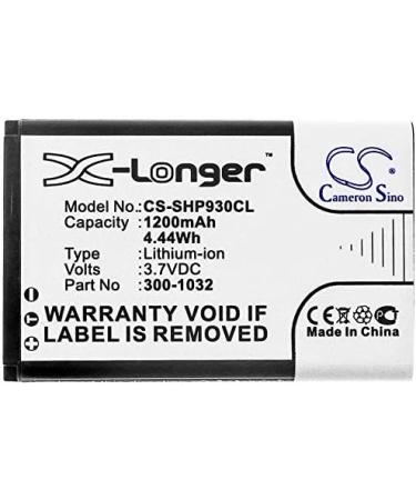 Replacement Battery for Shoretel IP930D - 1200mAh/3.7V Compatible with Part Numbers 10000058 300-1032 SH-10450 - International Shipping Available - Buy Online on SooperMarket.com
