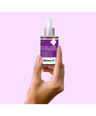 30% AHA + 2% BHA Peeling Solution | Deep Exfoliation for Clogged Pores & Acne Marks | Anti-Aging Skin Care | 1.01 Fl Oz - Buy Online on SooperMarket.com