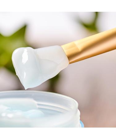 Facial Mask Brush Silicone Facial Mask Brush Hairless Face Makeup Applicator Mud Mask Brush DIY Mask Cosmetic Brush Blue - Buy Online on SooperMarket.com