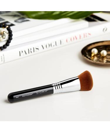 Sigma Beauty F47 Multitasker Makeup Brush - Versatile Face Brush for Blending Contouring & Buffing | Foundation Blush Bronzer Contour & Highlighter - Buy Online on SooperMarket.com