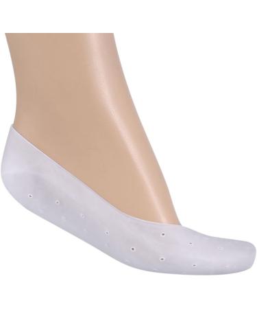 Silicone Moisturizing Gel Socks for Cracked Skin Care Full Length Foot Protector 1 Pair CN 37-40 White (L) - Buy Online on SooperMarket.com