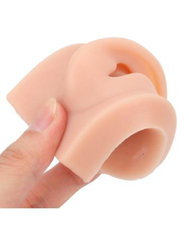 3-Part Soft Silicone Ear Model - Flexible & Reusable Right Ear in 3 Colors | Ideal for Teaching & Demonstrations - Buy Online on SooperMarket.com