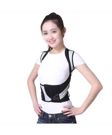 DFHBFG Protect Waist Hunchback Correct Sitting Posture Men and Women Correct Spinal Correction Device Hunchback Artifact(Size:Small) Small D