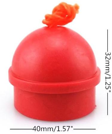 HONBAY 3pcs Rubber Pool Table Billiard Cue Chalk Holders - Mix Color with String - Buy Online on SooperMarket.com