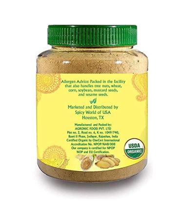 Jiva Organics Organic Ginger Root Powder 1 LB Bulk - Non-GMO - Cooking, Baking, Tea - 1 Pound - Buy Online on SooperMarket.com