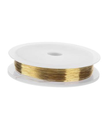 Healeved 3pcs Copper Wire Bead Stringing Wire Metal Material Metal Beading Wire Hand Decor Diy Jewelry Beading Wire for Jewelry Metal Bracelet Wire Flexible Beading Wire General Crafts Nail Goldenx3pcs mediumx3pcs - Buy Online on SooperMarket.com