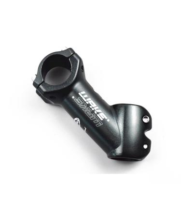 Wake MTB Stem 45 Degree 31.8 90mm Bike Stem Mountain Bike Stem Short Handlebar Stem Riser for Most Bicycle, Road Bike, MTB, BMX, Fixie Gear, Cycling (Aluminum Alloy, Black)