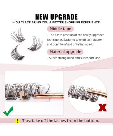 Colored Lash Clusters DIY Eyelash Extensions 72 C/D Curl - Natural Blue-D mix8-16 - Buy Online on SooperMarket.com