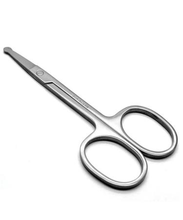 Hair Trimming Scissors Professional Facial Hair Scissors Stainless Steel Scissors Round Safety Scissors for Eyebrows Eyelashes Nose Hair Ear Hair Mustache Trimming
