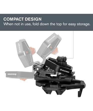Celestron NexGO 2-Axis Universal Smartphone Adapter for Digiscoping - Capture Images and Videos with Your Telescope or Spotting Scope - Buy Online on SooperMarket.com